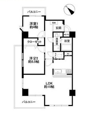 【間取り】 | 専任/セザール上福岡
