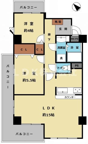【間取り】 | 専任/セザール上福岡