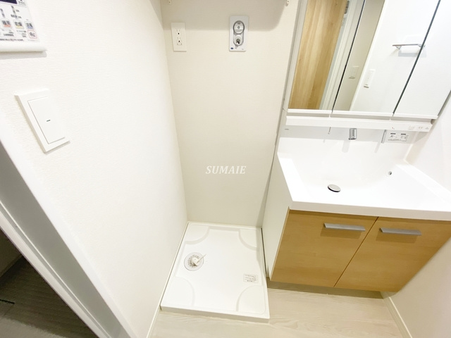 ステラコート浅間町の洗面所|室内洗濯機置き場！