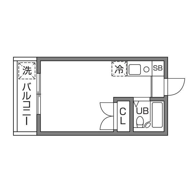 フラットヨシダの間取り|間取り図