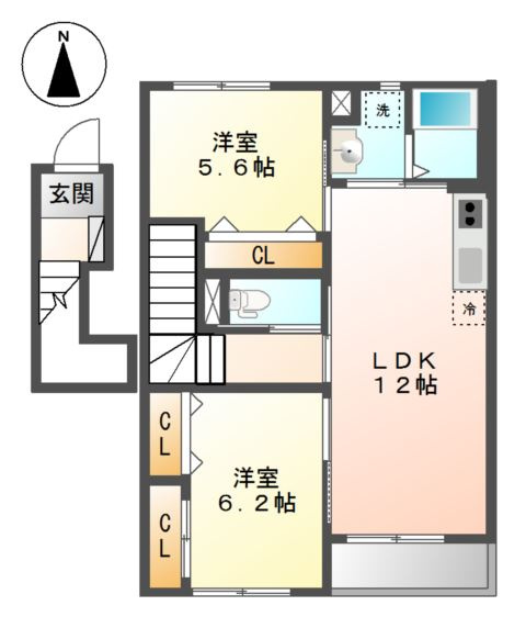 プレシャスの間取り