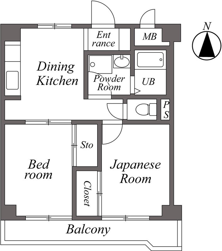 府中市緑町１丁目の賃貸マンションの内装