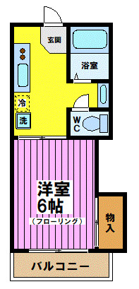 メゾンベルの間取り