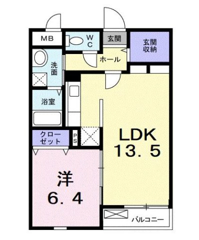 パストラール　ベルダの間取り