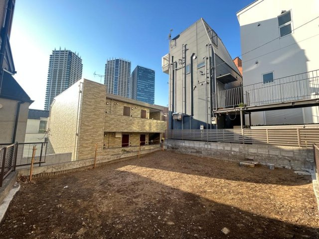 品川区上大崎　建築条件なし売地の外観