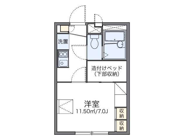 レオパレスＴＡＫＩＹＡＭＡの間取り