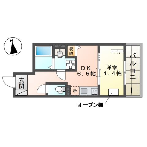 仮）八王子市北野町マンション新築工事の間取り