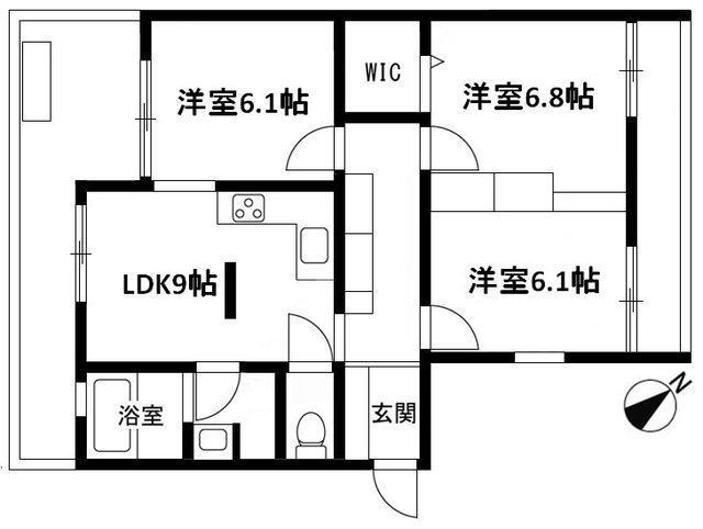 エルムコートの間取り