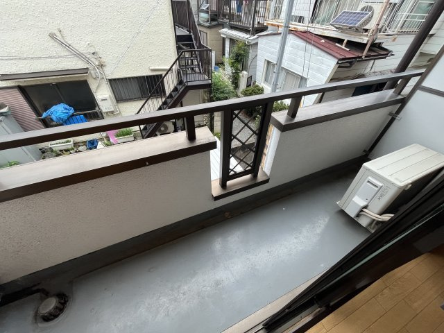 メゾンパステルのバルコニー