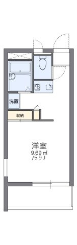 レオパレスさいわいの間取り