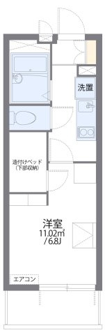 レオパレスプレシアの間取り