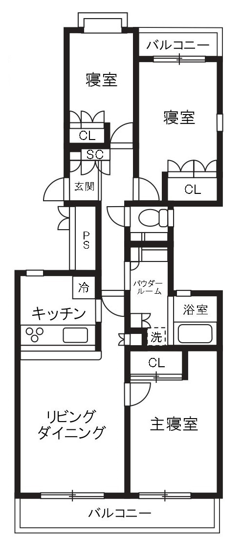 アソシエール文京白山の間取り