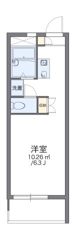 レオパレスカーサ・ベルの間取り
