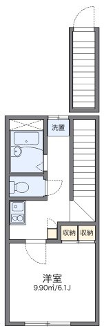 レオパレス中原の間取り