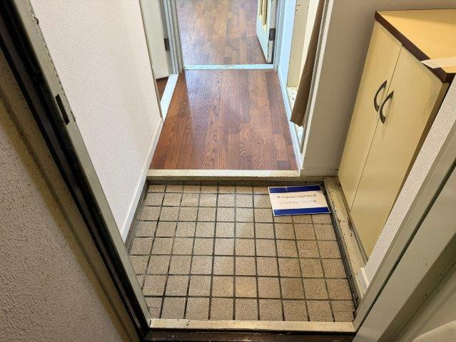 グリーンコーポ金田Ⅰの玄関
