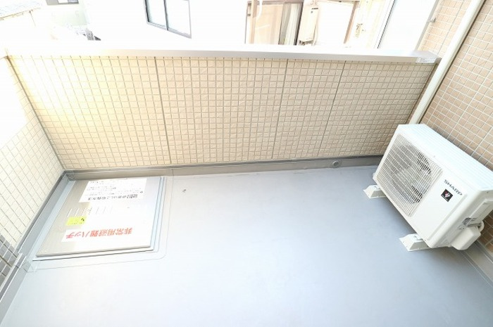 アモーレ松香園のバルコニー