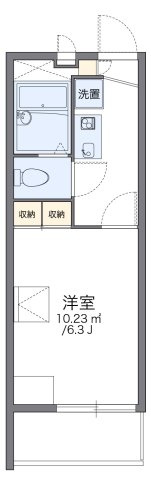 レオパレス聖蹟ロイヤルハイツの間取り