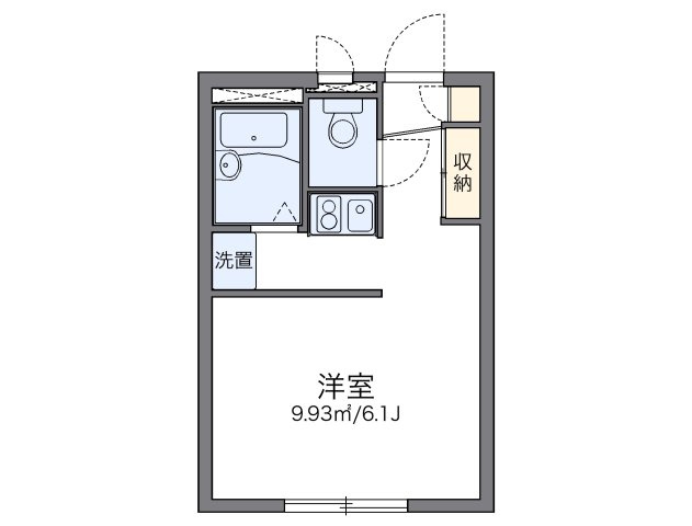 レオパレスアクアの間取り