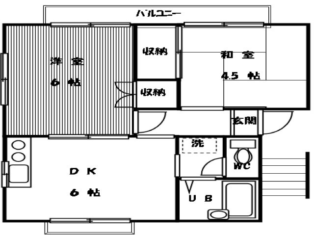 ブルーシャトレＡの間取り