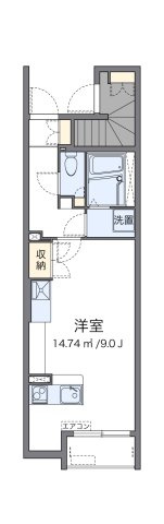 ミランダ白樺Ⅵの間取り|代表的な間取のため実際の間取とは異なる場合があります