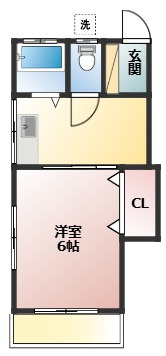 コーポファミリーの間取り