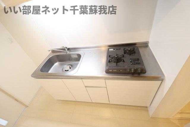 グレイス本千葉のキッチン|コンパクトなキッチンで掃除もラクラク