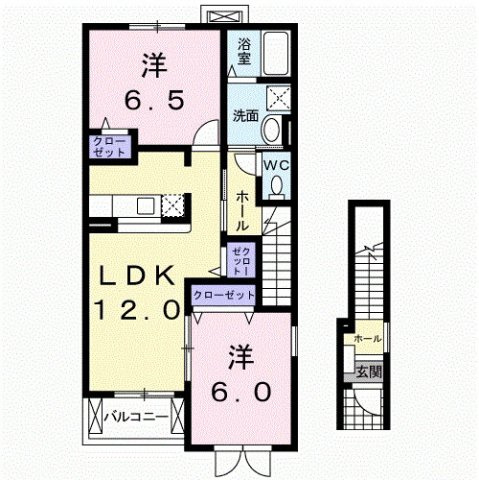 モンティセロの間取り