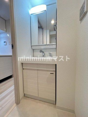 S-RESIDENCE難波大国町Deuxの洗面所