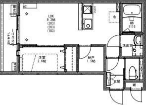 ＫＥＩＡＩ　ＲＥＳＩＤＥＮＣＥ　上尾Ⅶの間取り