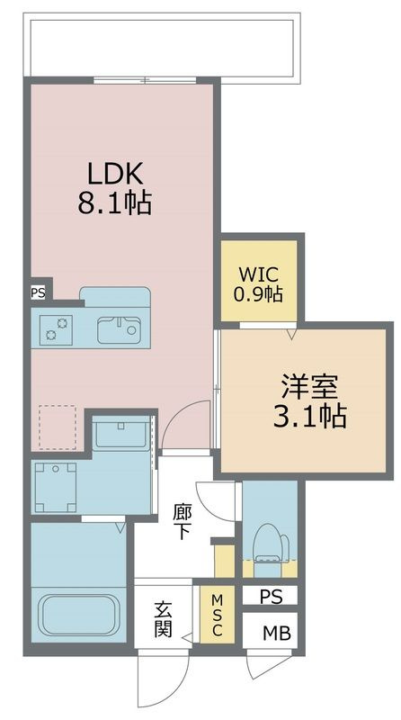 グランデクラッセ新都心の間取り