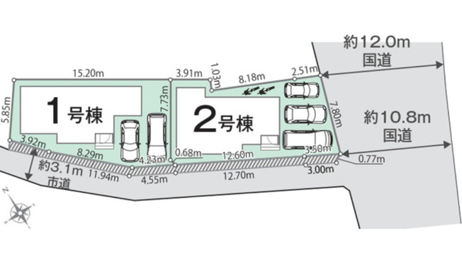 【区画図】 | 東海市養父町01期　2号棟【仲介手数料0円】