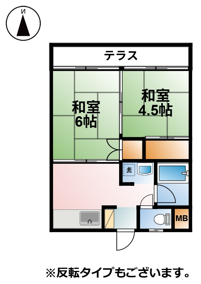パレットハウスの間取り
