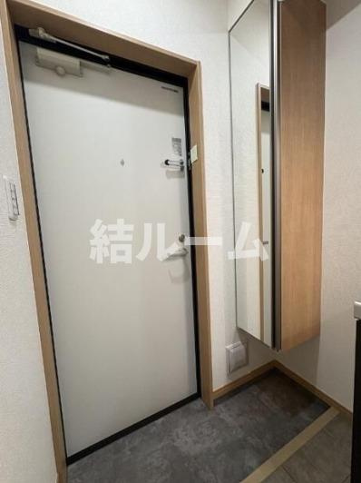 板橋区坂下１丁目のアパートの玄関