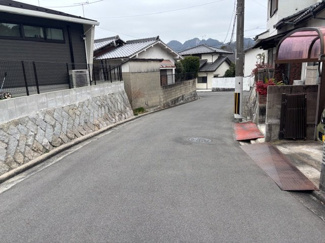 【前面道路含む現地写真】 | 廿日市市宮島口上１丁目（宮島口駅）全2区画　A号棟 | 前面道路5.3ｍで駐車ラクラク♪