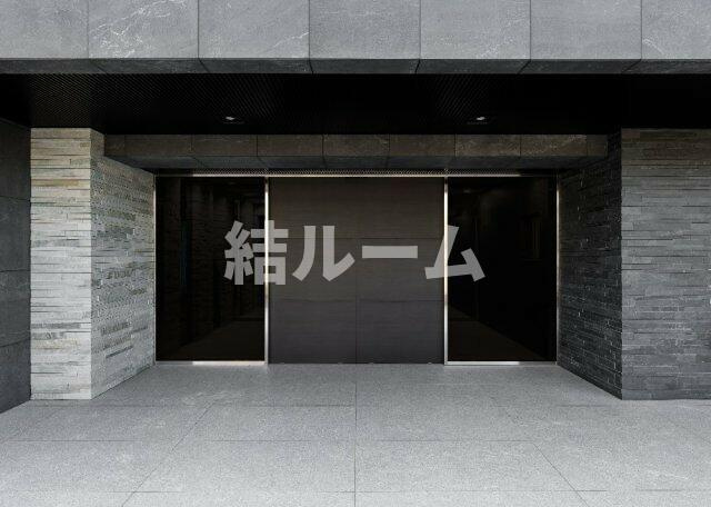 川口市西青木１丁目の賃貸マンションのエントランス