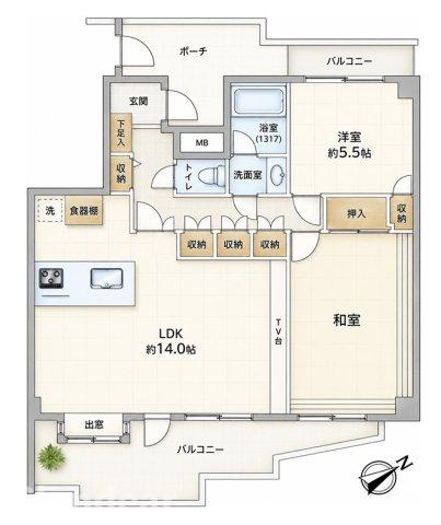 ヴィルヌーブ一之江の間取り|ドキドキの新生活も、安心してスタート。ぴったりの住まいを見つけませんか？クランディアが一緒に住まい選びをサポートします‼　まずは、お気軽にお問合せください　＃クランディア