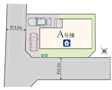 八王子市中野町10期 新築戸建ての区画図