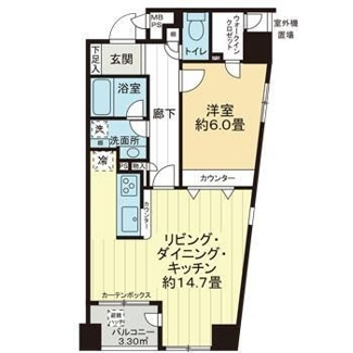 【間取り】 | エルフコート日本橋浜町 | 間取りです。