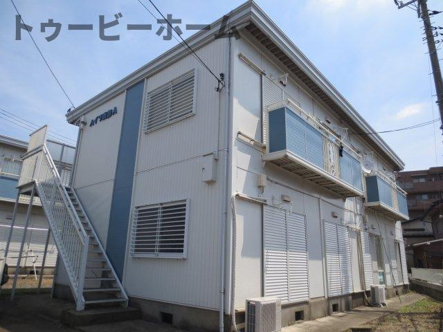 ハイツ鹿島Aの外観|落ち着いた雰囲気の外観です