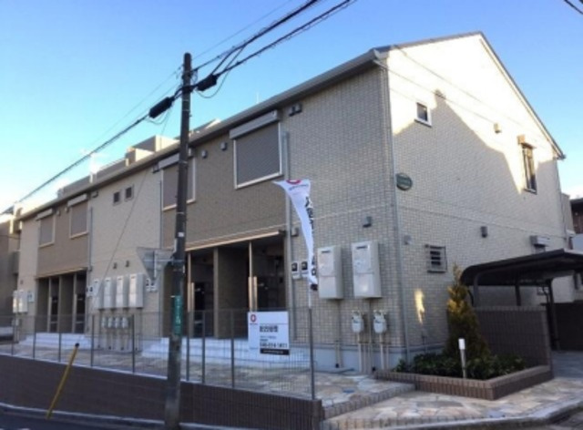 サニーフラットの外観|閑静な住宅地です