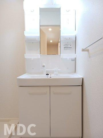 徳島市北田宮２丁目のアパートの洗面所