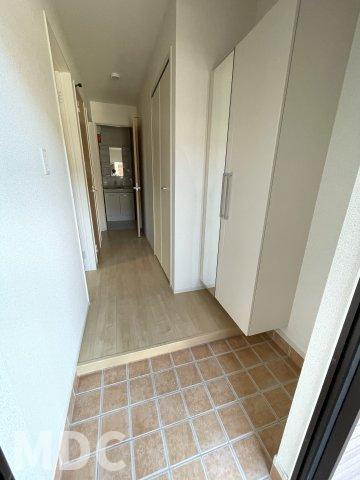 徳島市北田宮２丁目のアパートの玄関
