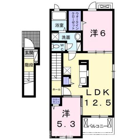 【間取り】 | オルテンシアⅠ