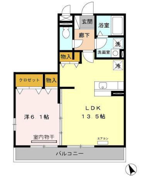メゾンアリアの間取り