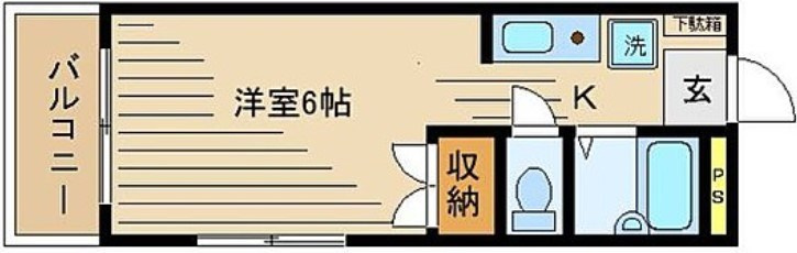 レジデンスKUROSUの間取り