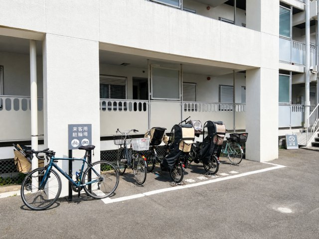宇喜田ホームズの駐輪場|毎日の通勤・通学を快適に支える、使いやすい駐輪スペース。