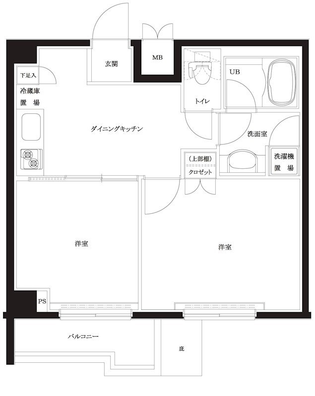 ルーブル住吉 の間取り|間取りです。
