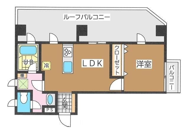 ラ　グリシーヌの間取り|間取りです。
