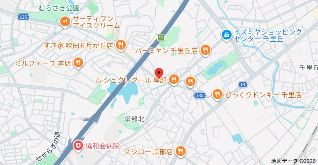 メゾンフォルテの地図