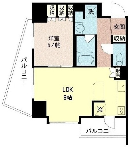 エコロジー大井町レジデンスの間取り|間取りです。